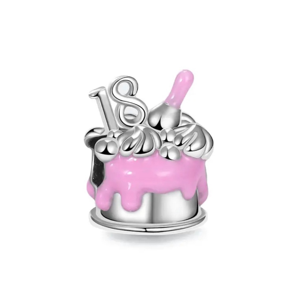 18th Birthday Cake Charm